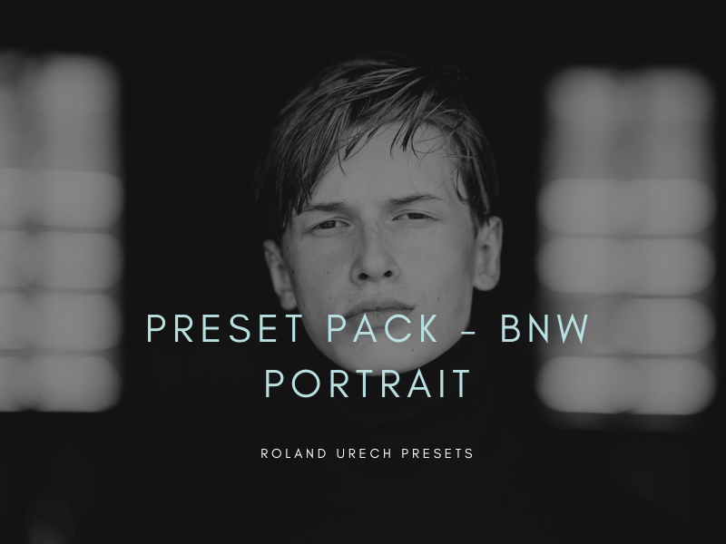 BNW Portrait - Desktop Lightroom Preset Pack
